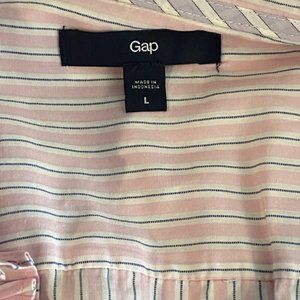 GAP Pink Striped Shirt